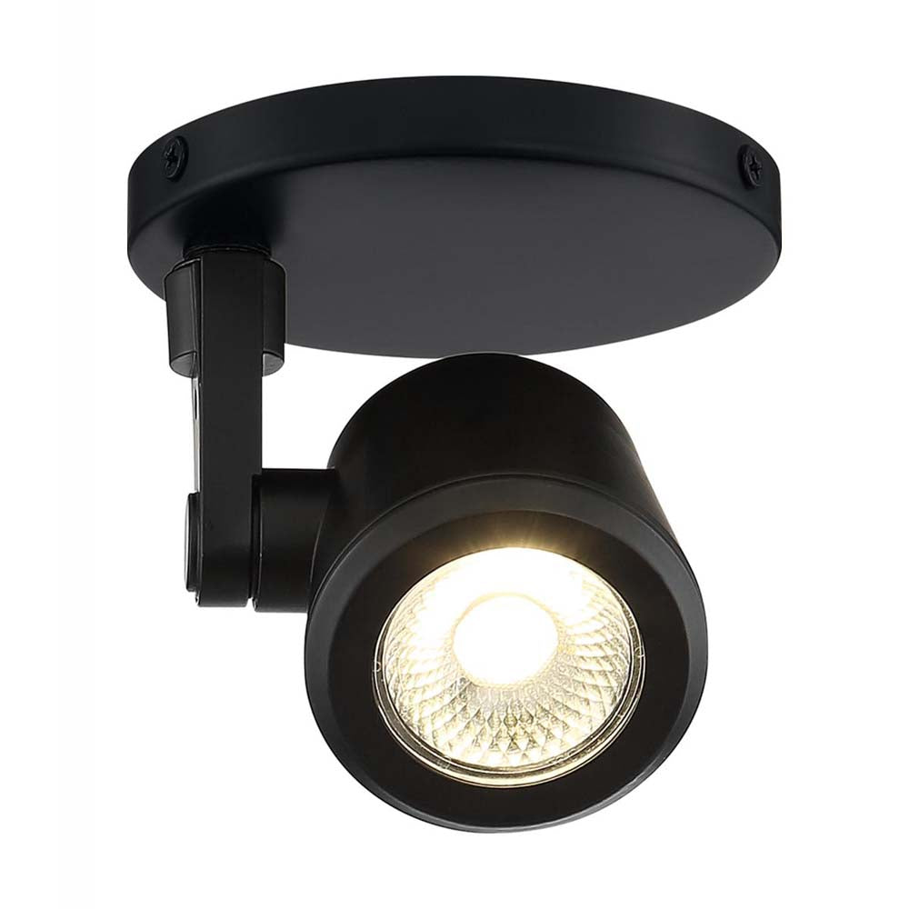 12w LED Taper Track-Light Back Monopoint 36 deg. Beam Angle 3000K Warm White
