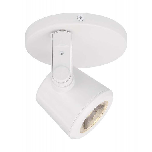 12w LED Taper Track-Light White Monopoint 36 deg. Beam Angle 3000K Warm White