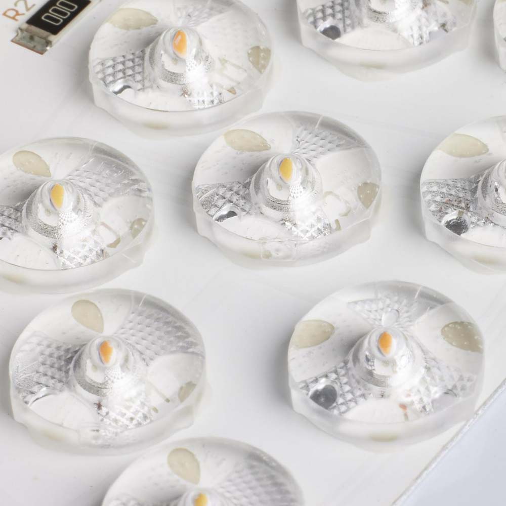 32w 19-in CCT Selectable Round White Acrylic LED Flush Mounted Fixture