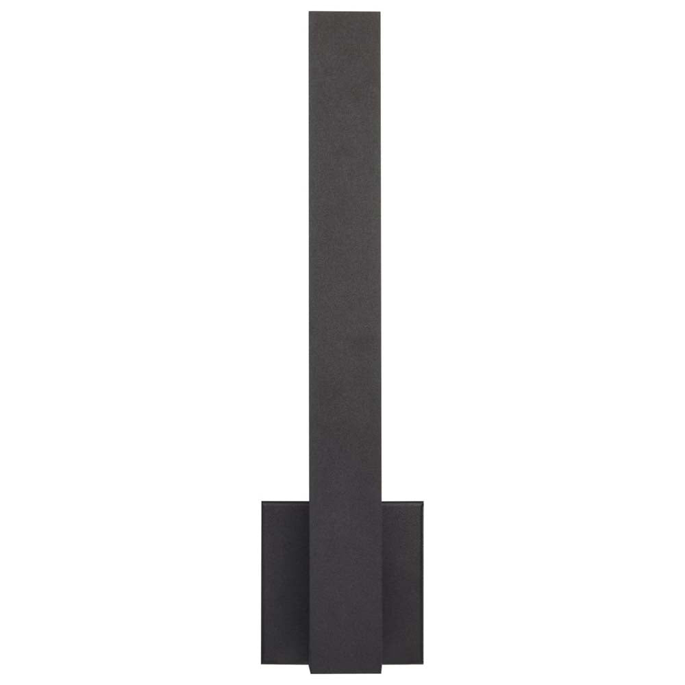 Raven LED Outdoor Sconce 18-in Textured Matte Black Finish 15ws 3000K