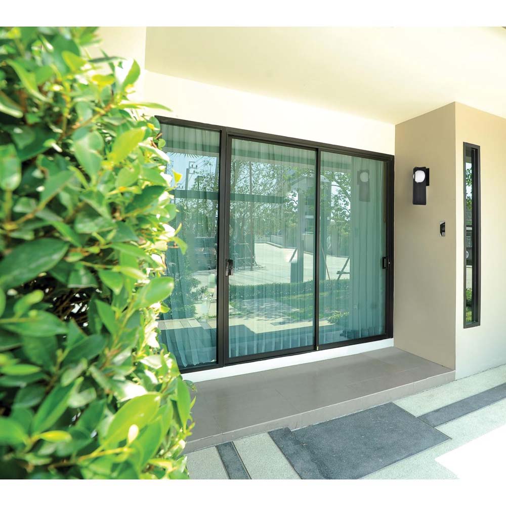 Cradle 6W LED Large Wall Lantern Matte Black w/ White Opal Glass
