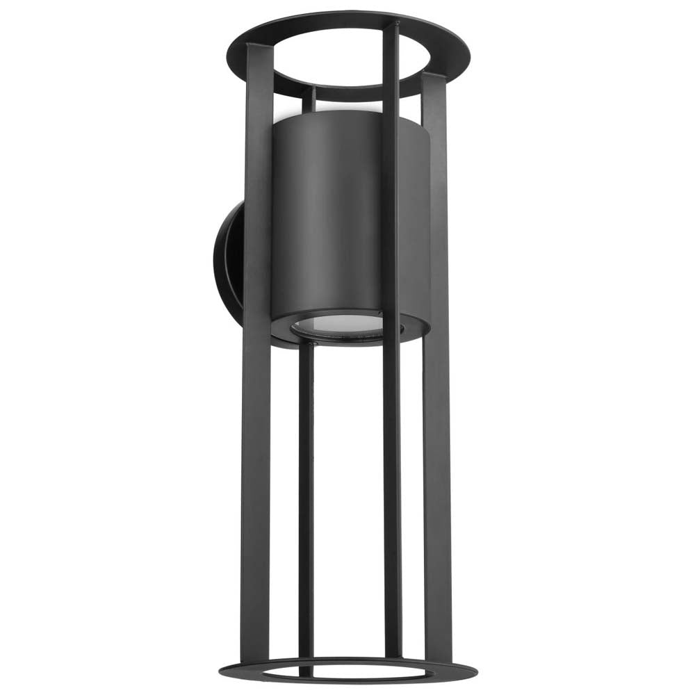 Continuum 15W LED Medium Wall Lantern Matte Black Finish