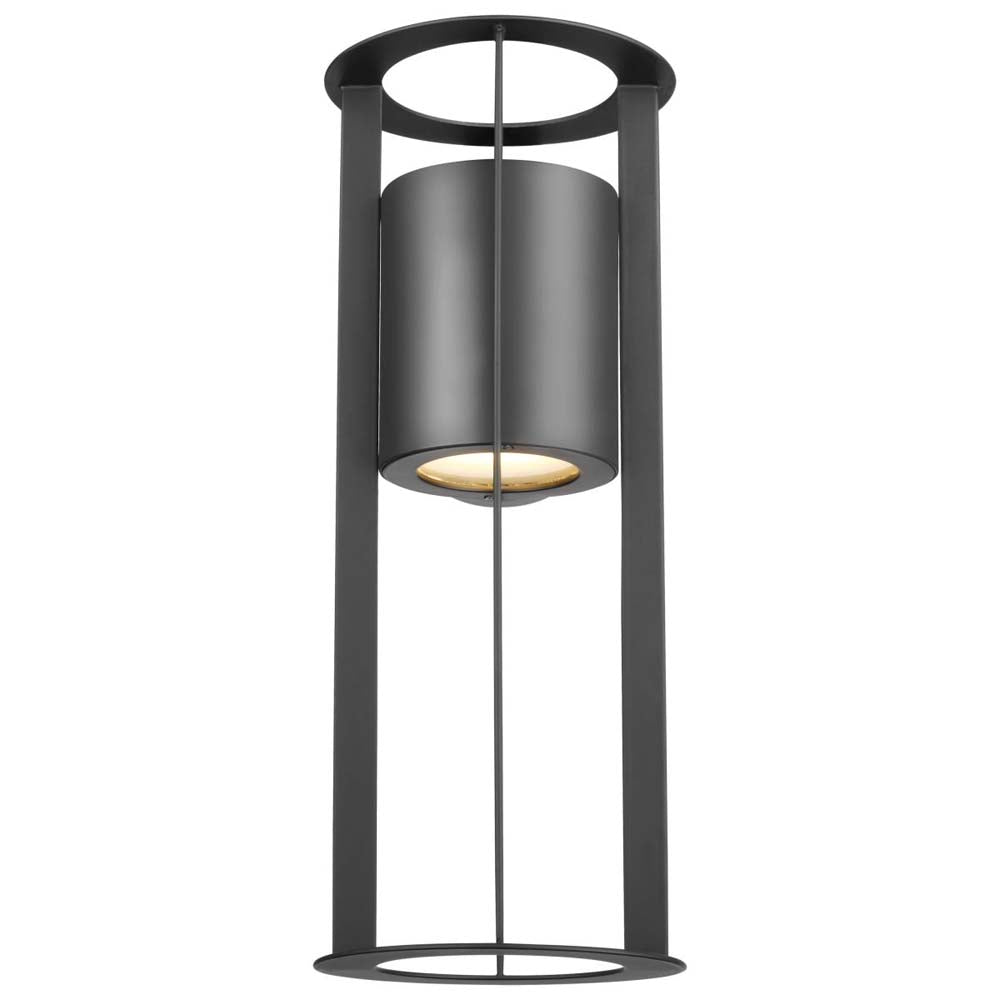 Continuum 15W LED Medium Wall Lantern Matte Black Finish
