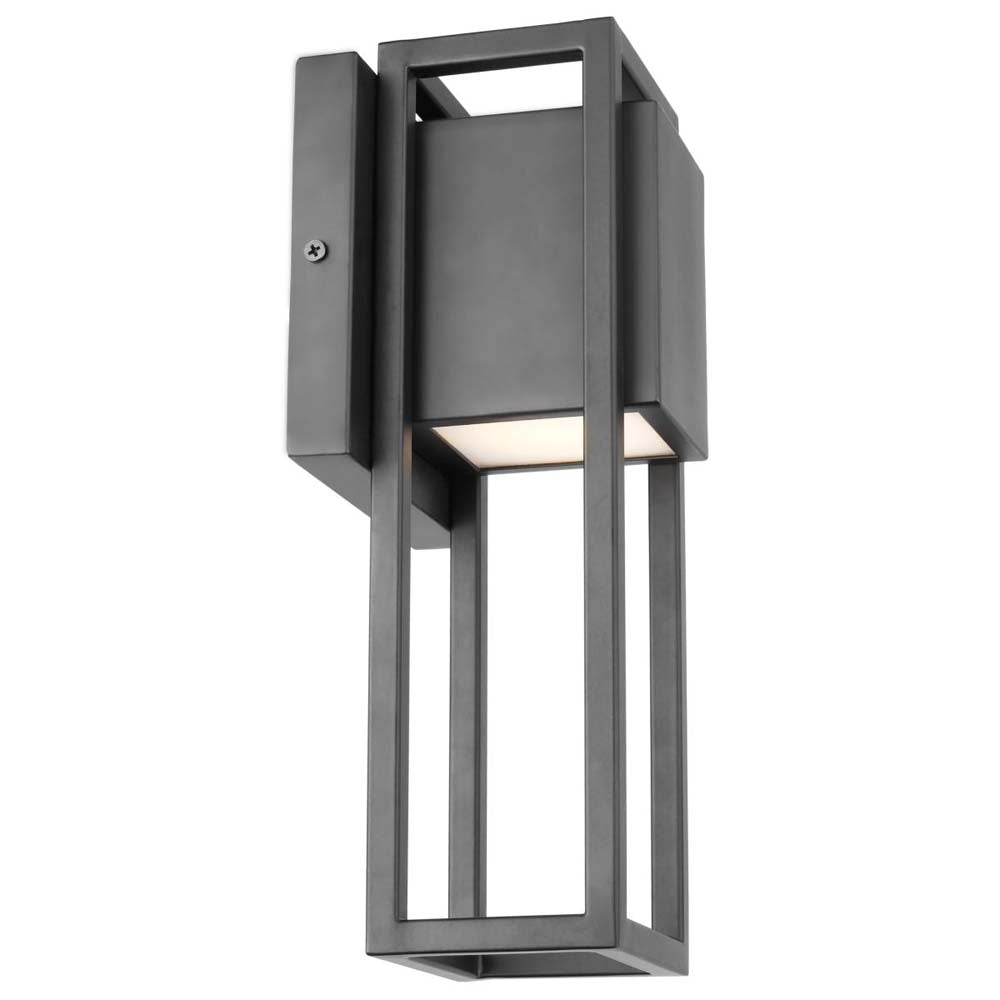 Supreme 10W LED Small Wall Lantern Matte Black Finish