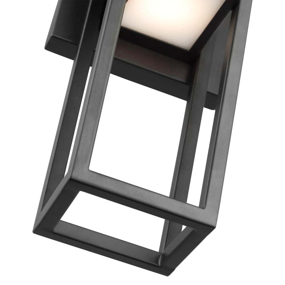 Supreme 10W LED Small Wall Lantern Matte Black Finish