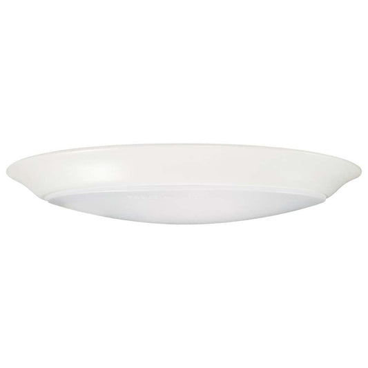 10-in LED Disk-Light 3000K 6 Unit Contractor Pack White Finish