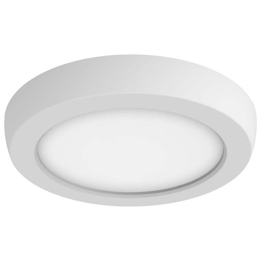 9w 5in. Round LED Flush Mount CCT Selectable with White Finish