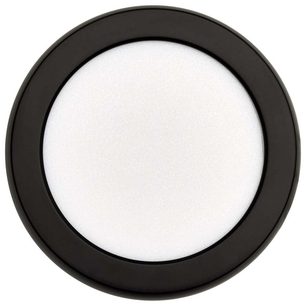 9w 5in.  Round LED Flush Mount CCT Selectable with Black Finish