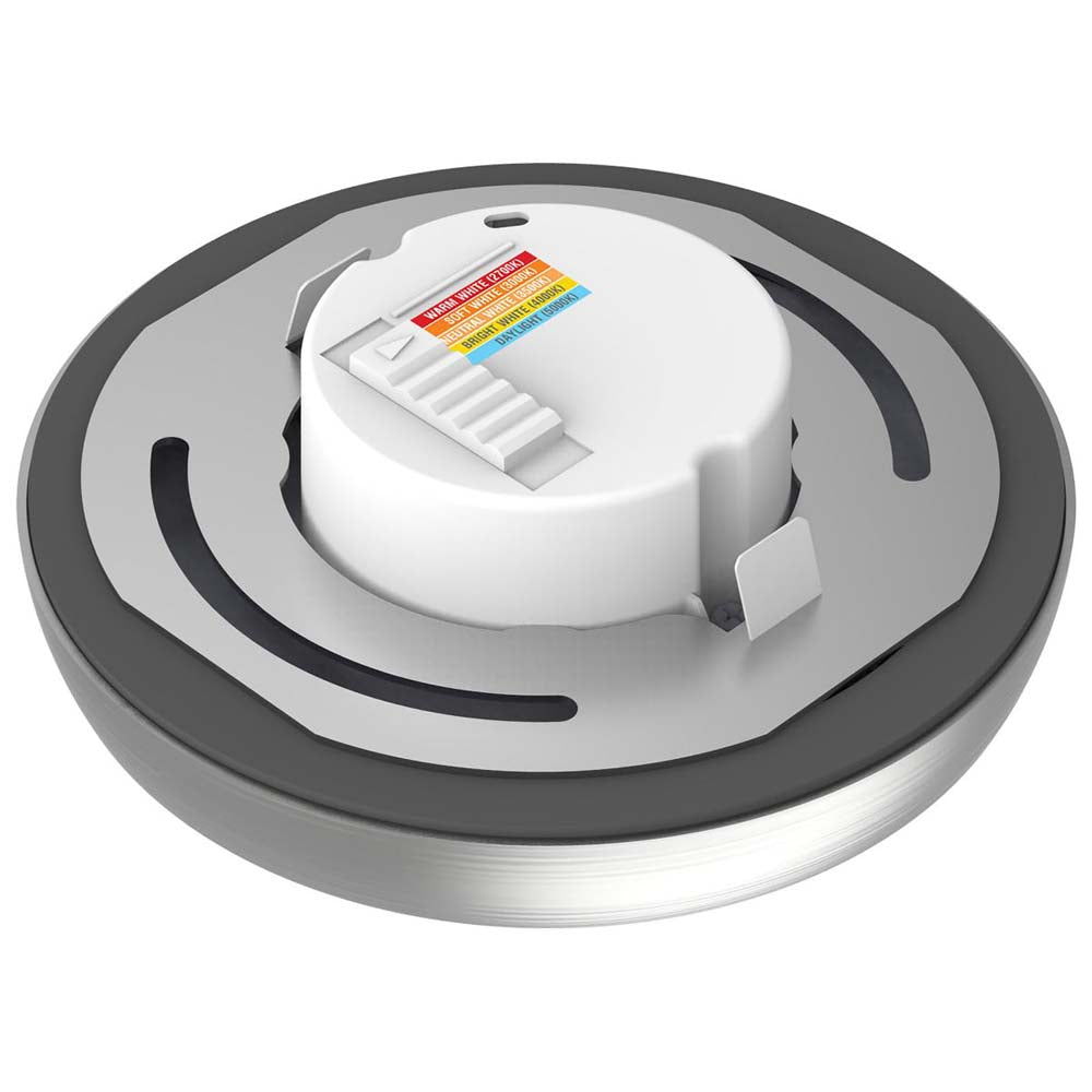 9w 5in. Round LED Flush Mount CCT Selectable with Nickel Finish