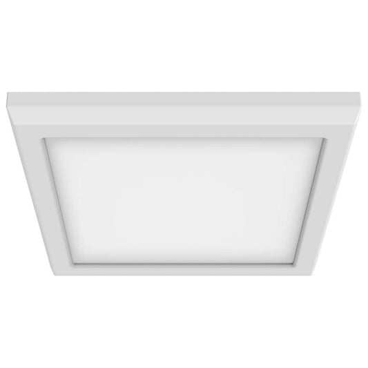 11w 7in. Square LED Flush Mount CCT Selectable with White Finish