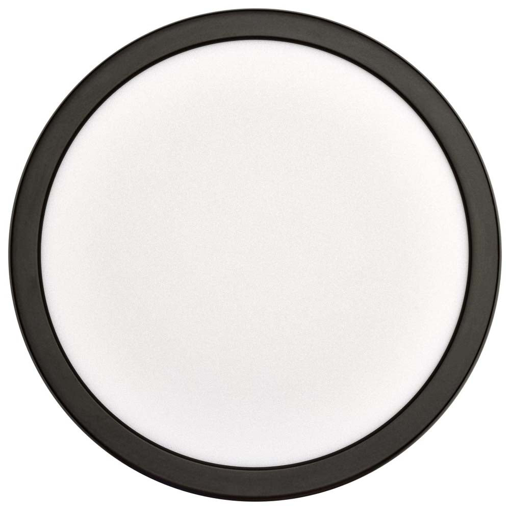 13w 9in. Round LED Flush Mount CCT Selectable with Bronze Finish