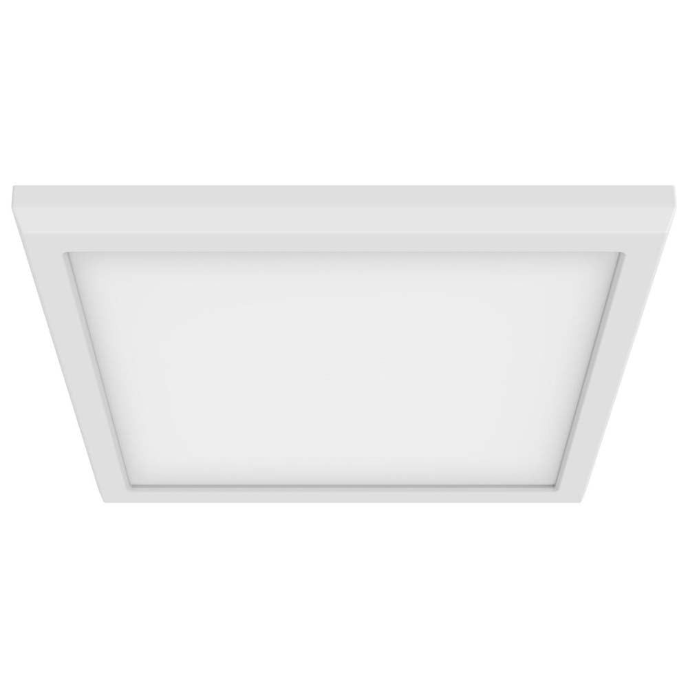 13w 9in. Square LED Flush Mount 3000K with White Finish