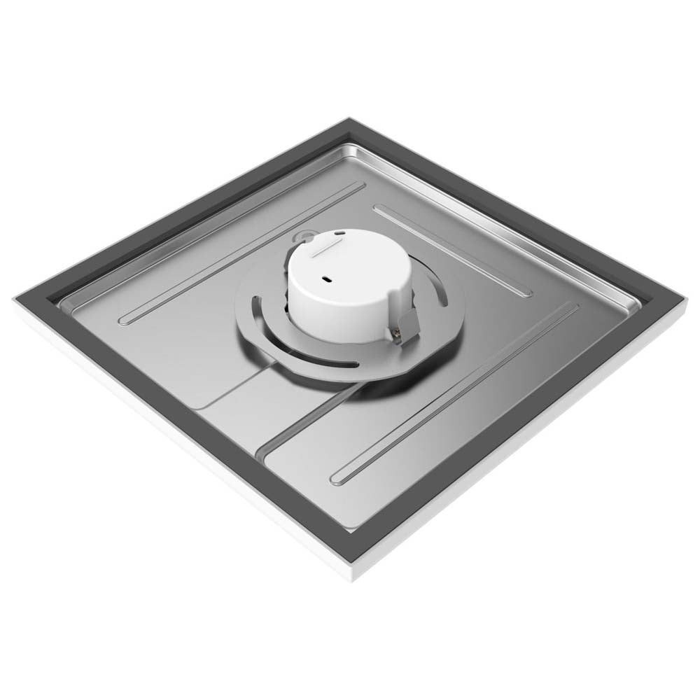 13w 9in. Square LED Flush Mount 3000K with White Finish