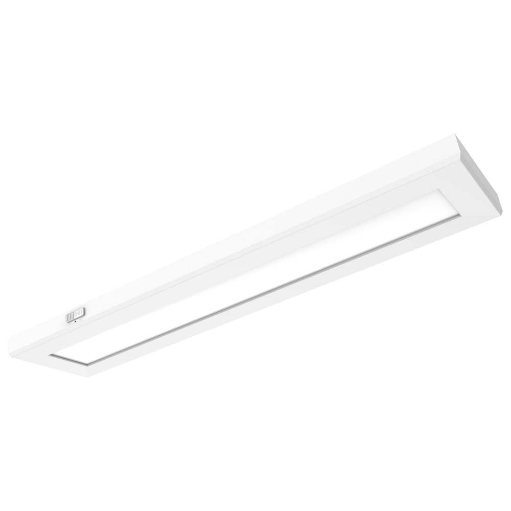Blink Pro - 24w 5.5-in. x 24-in CCT Selectable LED Surface Mount White Finish