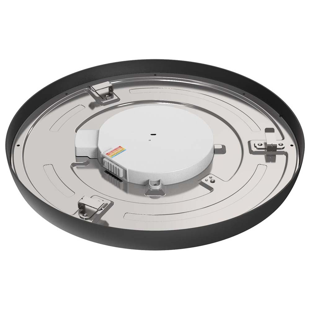 Blink Pro - 19.5w 12-in. CCT Selectable LED Round Surface Mount Black Finish