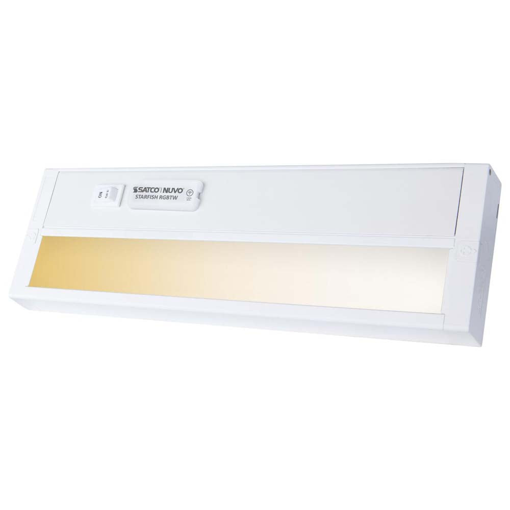 Wi-fi 11-in LED Smart Starfish RGB and Tunable White Finish Under Cabinet Light