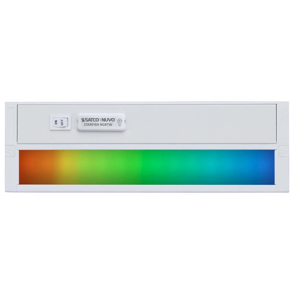 Wi-fi 11-in LED Smart Starfish RGB and Tunable White Finish Under Cabinet Light