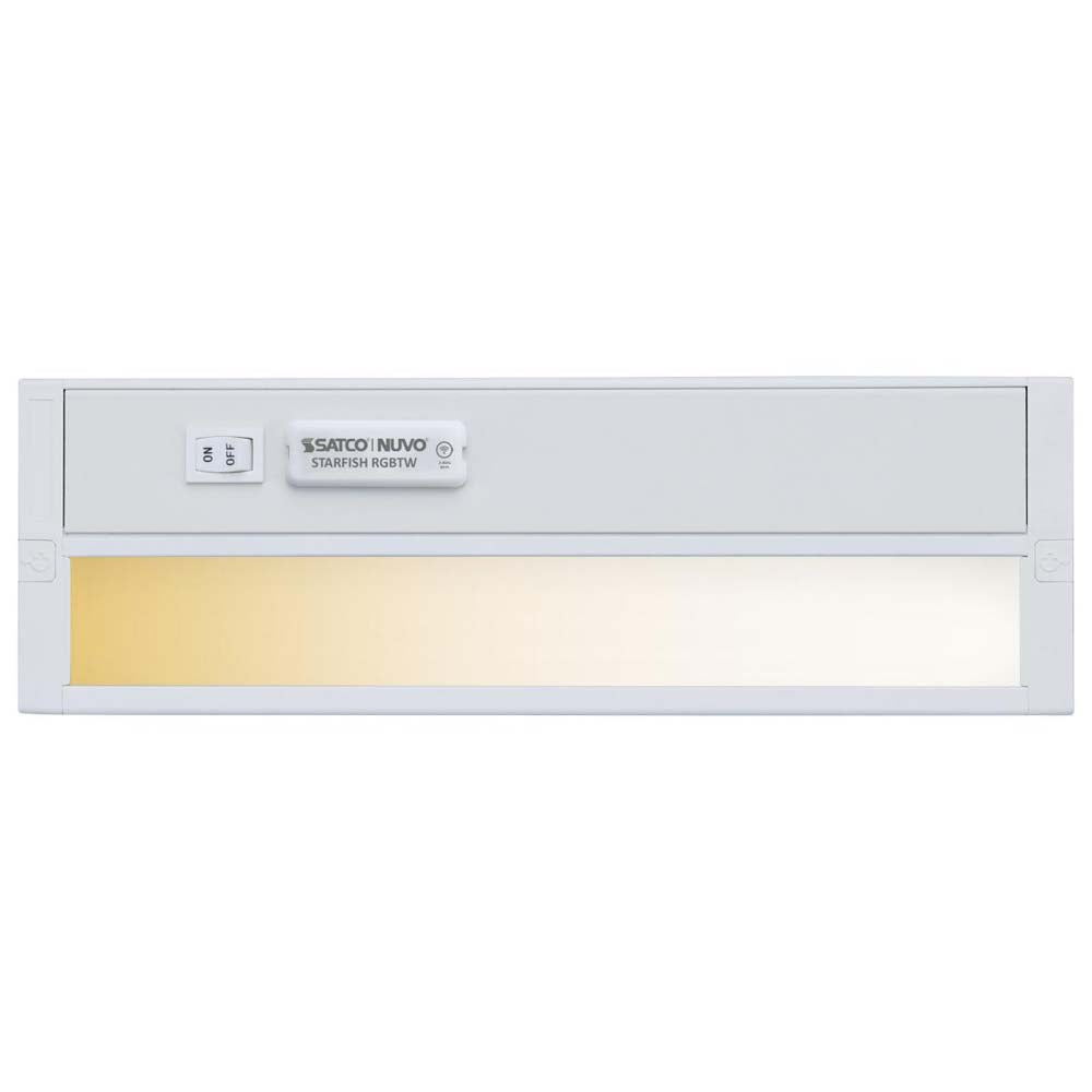 Wi-fi 11-in LED Smart Starfish RGB and Tunable White Finish Under Cabinet Light