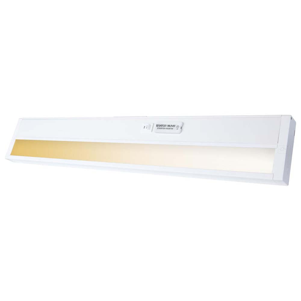 Wi-fi 22-in LED Smart Starfish RGB and Tunable White Finish Under Cabinet Light