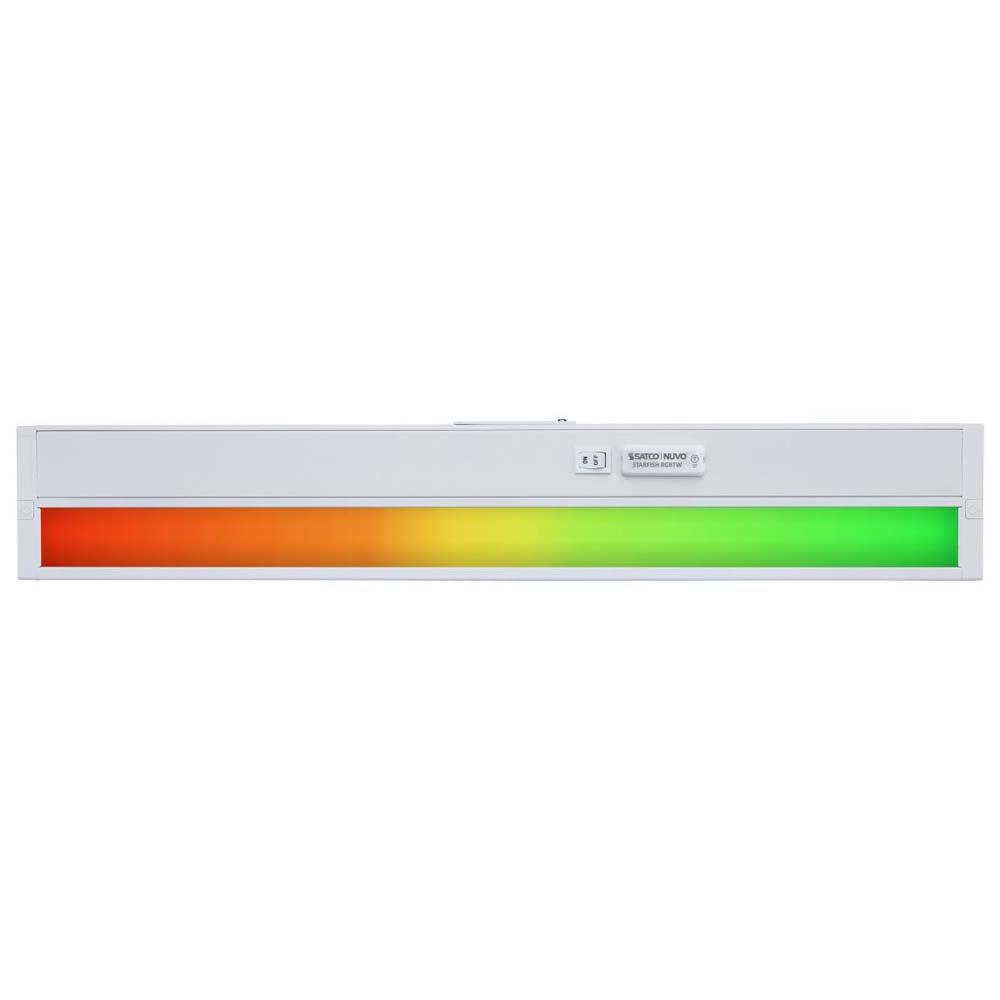 Wi-fi 22-in LED Smart Starfish RGB and Tunable White Finish Under Cabinet Light