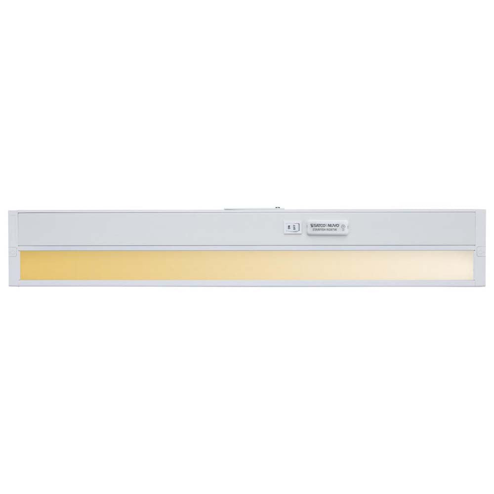 Wi-fi 22-in LED Smart Starfish RGB and Tunable White Finish Under Cabinet Light