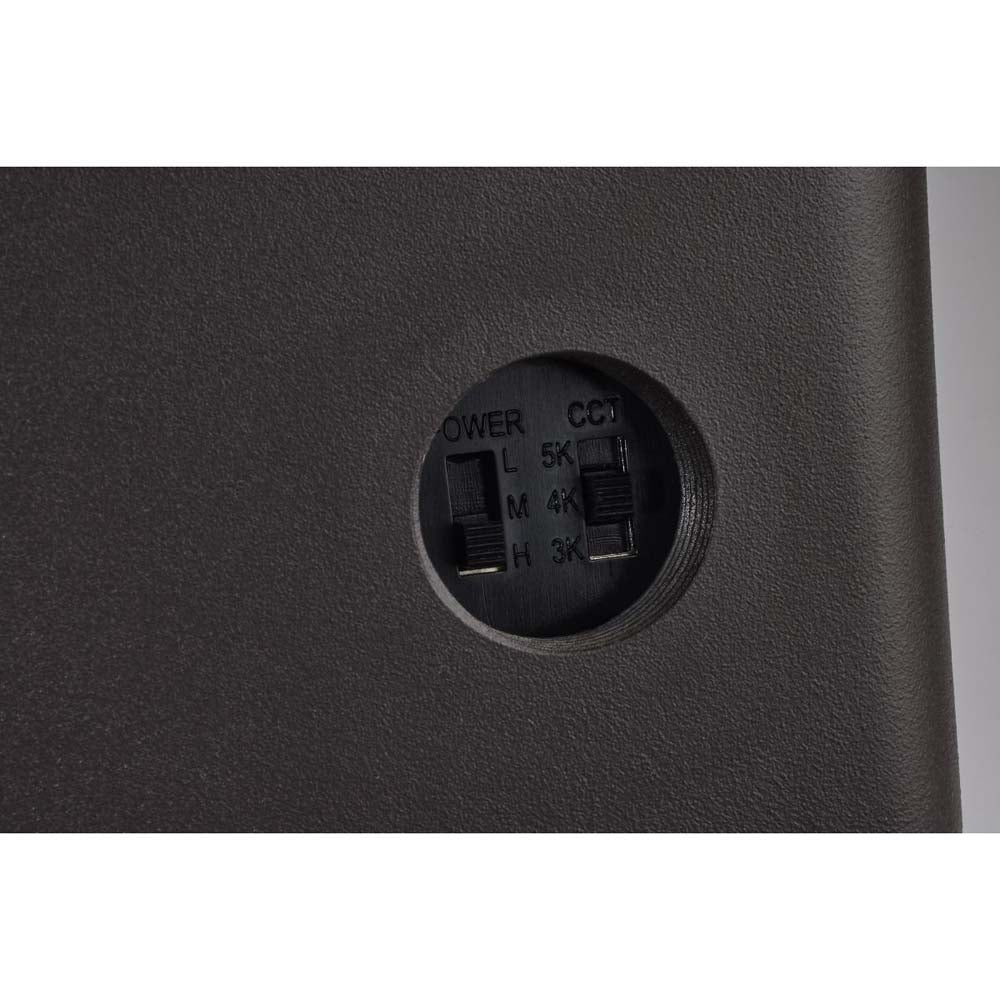 LED Tempered Glass Flood Light w/ CCT Tunable ColorQuick Bronze Finish