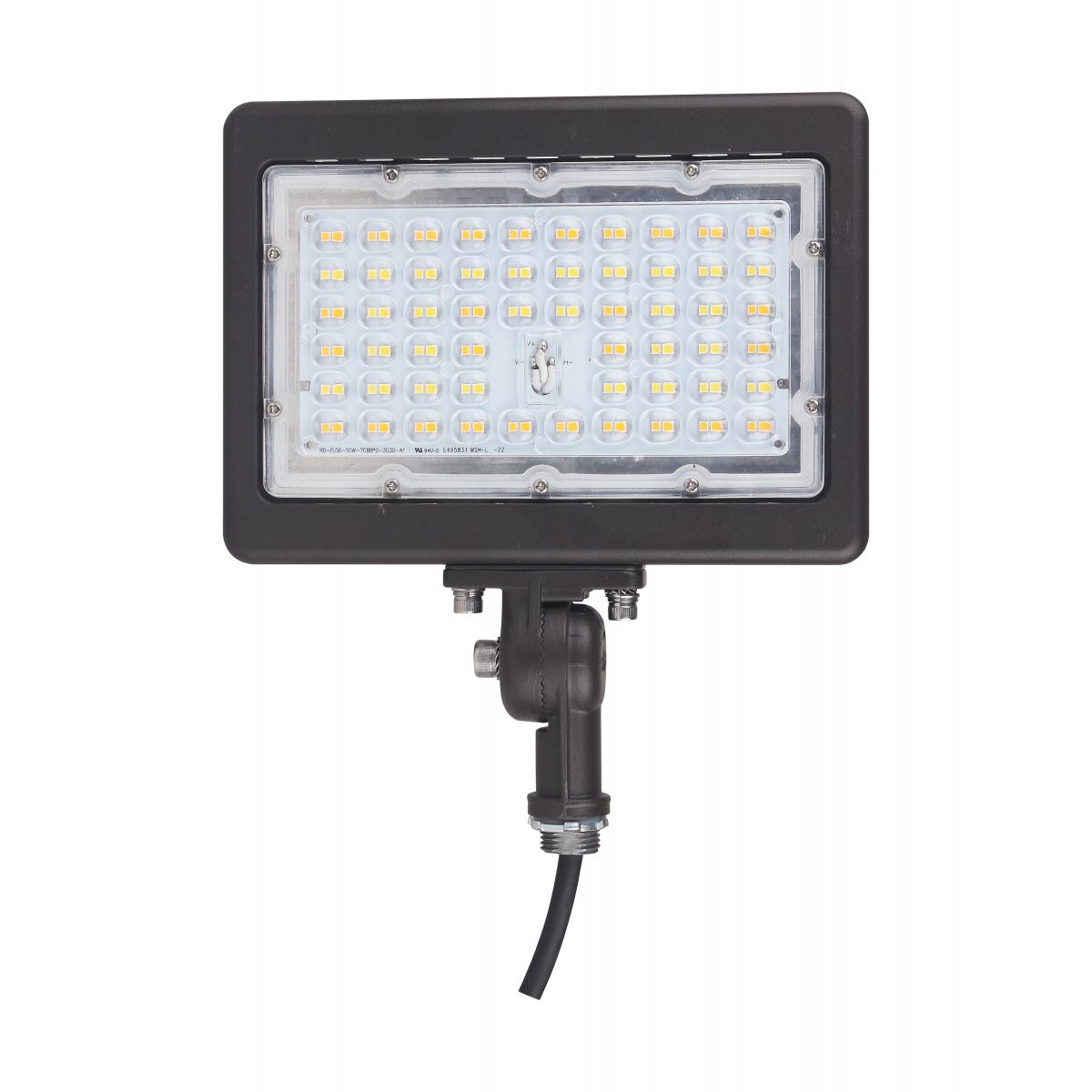 LED Flood Light 90w 5000K Bronze Finish 100-277V