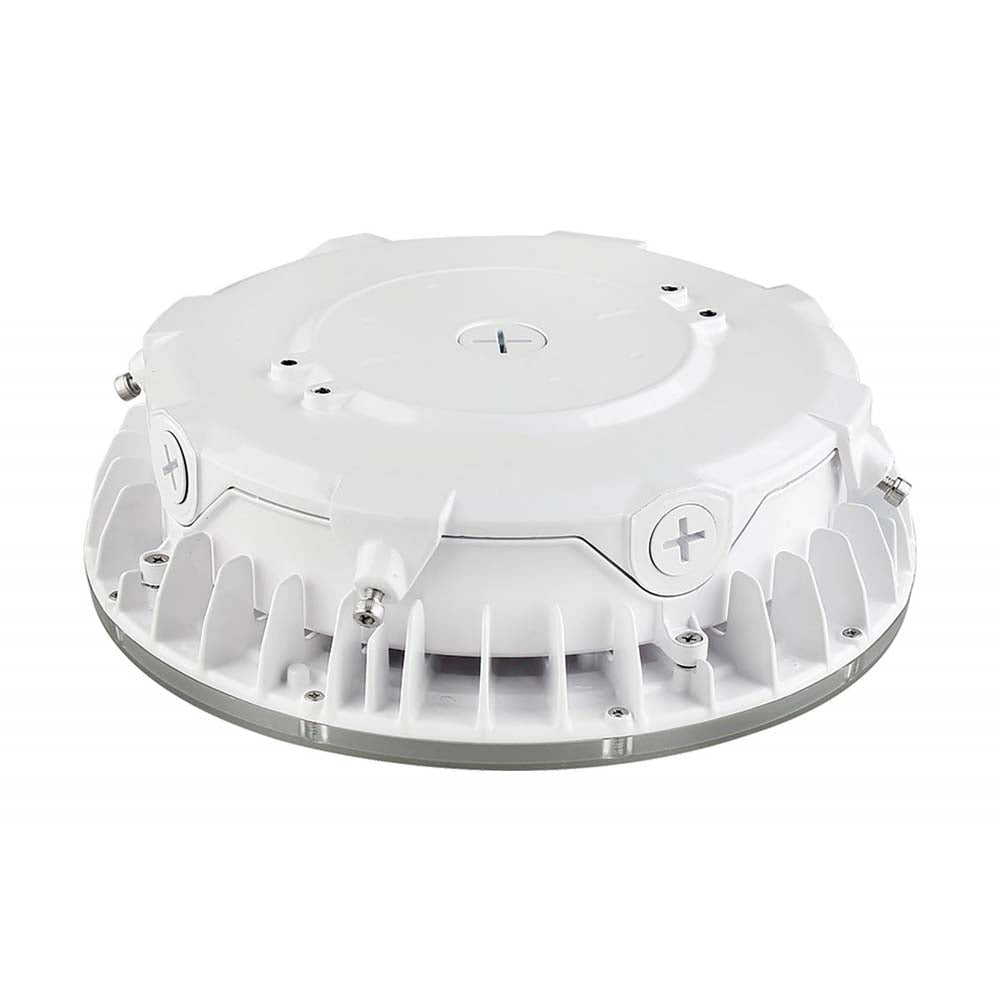 LED Canopy Fixture 100w CCT Tunable White Finish 100-277v