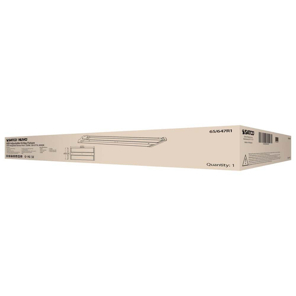 LED Adjustable High Bay 220w 4000K Sensor Port 120-277v