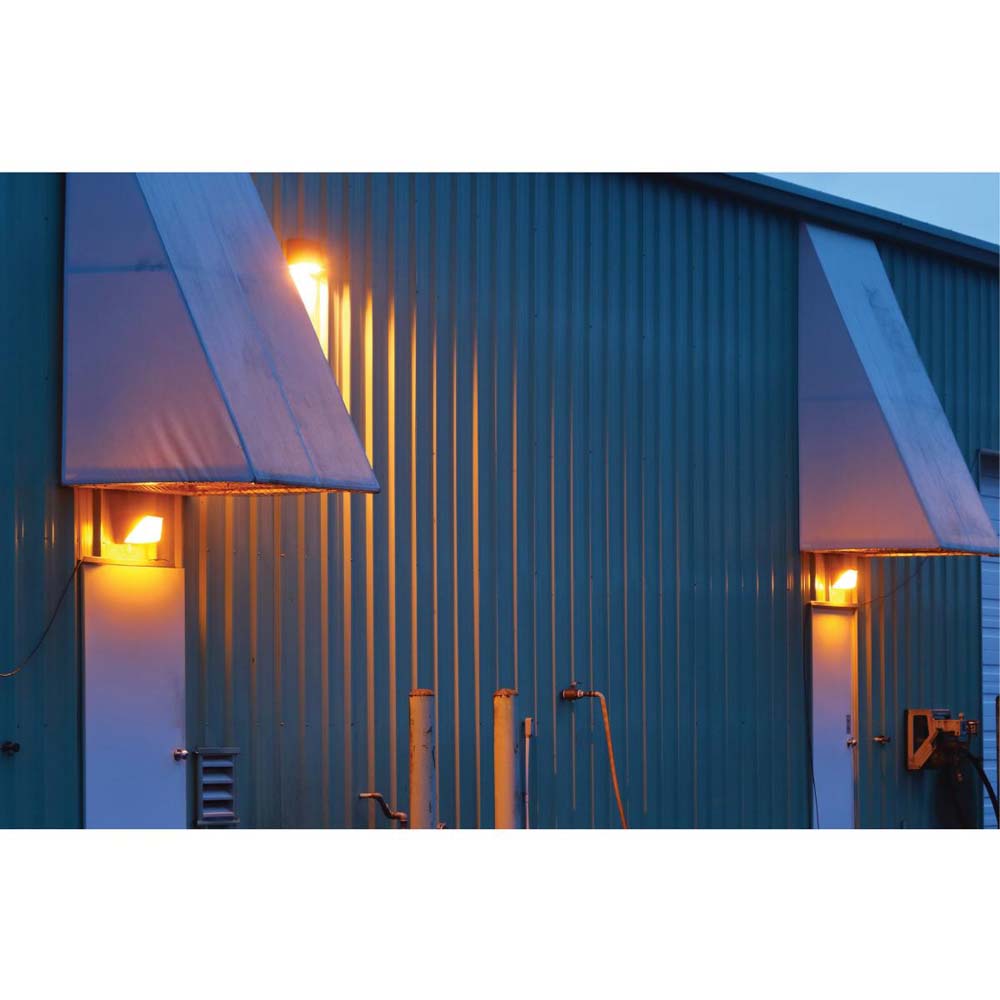 29w Small LED Wall Pack w/ CCT Tunable 120-277v Security Lighting Bronze Finish