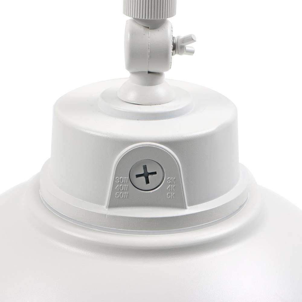 LED Gooseneck 30W/40W/50W CCT Tunable 3K/4K/5K White 120-277V w/ Photocell