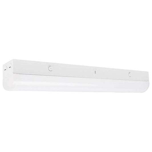 LED 2-ft Linear Strip Light 20W White Finish CCT Tunable 100-277V EM & Sensor