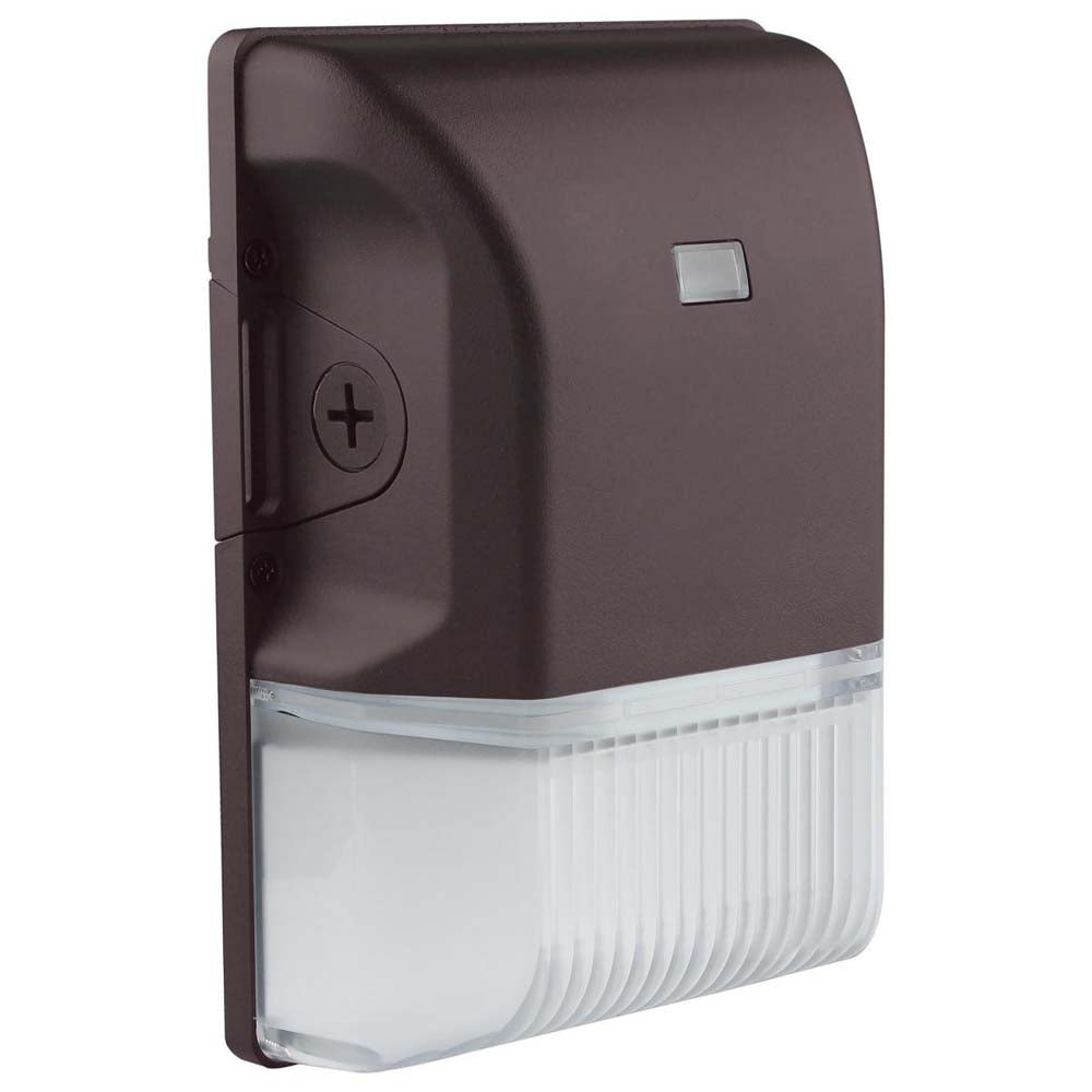 LED Small Wall Pack 20W CCT Tunable 3K/4K/5K Bronze Finish 100-277V