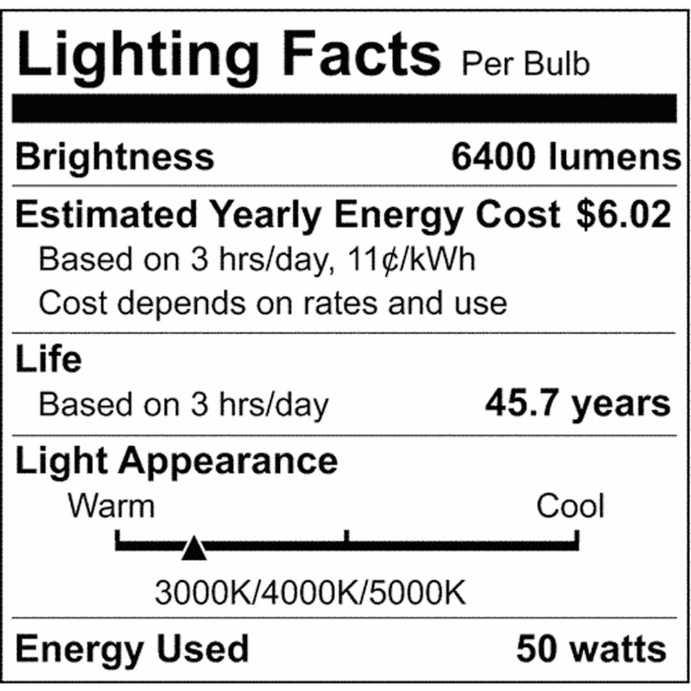8-ft Vapor Tight Linear Fixture w/ Microwave Sensor CCT Tunable