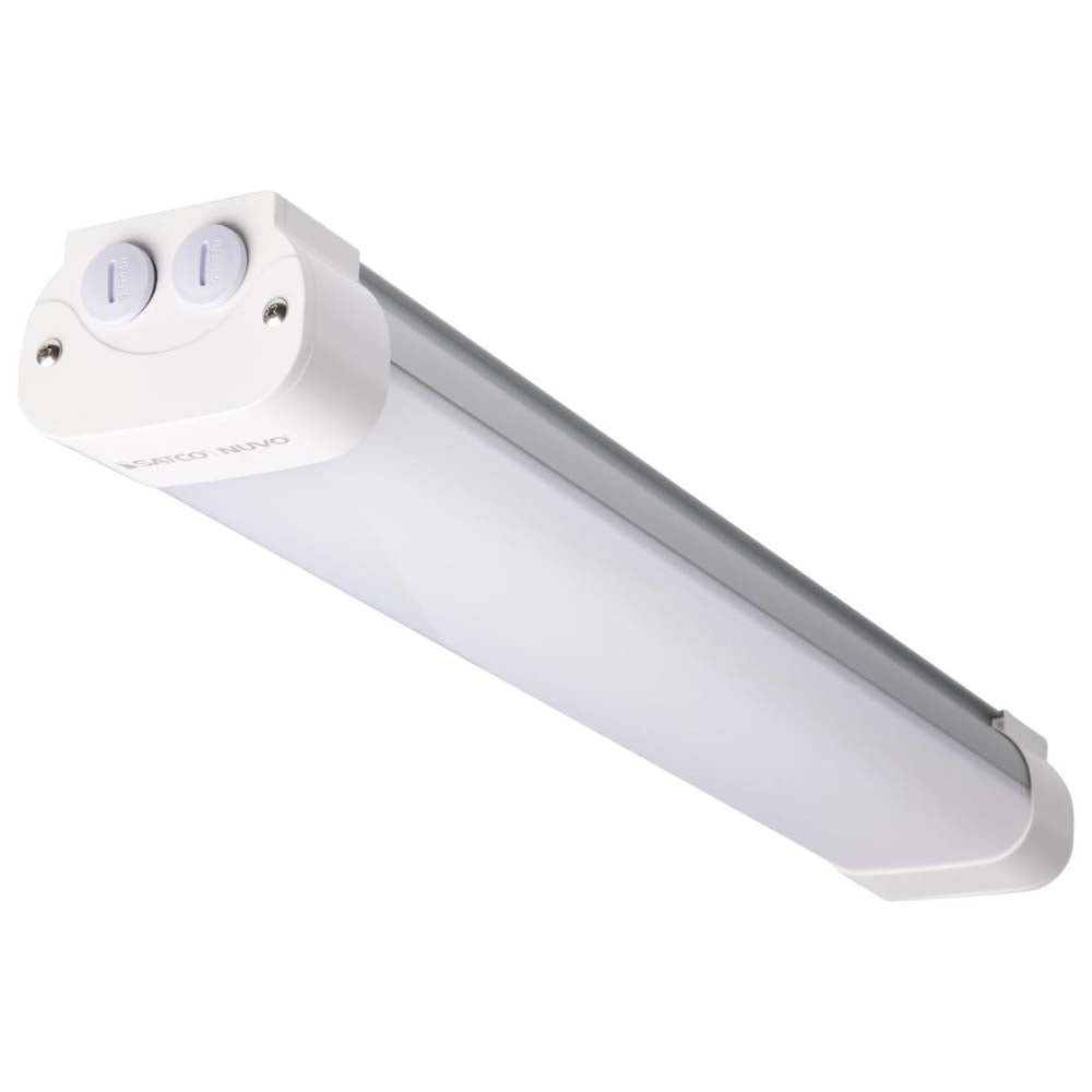 2-ft 20w LED Tri-Proof Linear Fixture CCT Tunable 0-10V Dimming