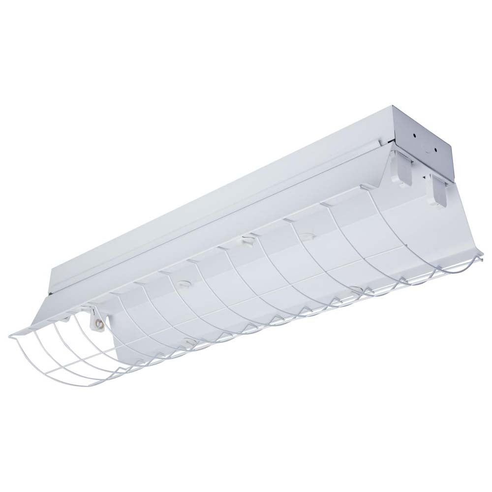 4-ft Dual T8 Lamp Ready Fixture Channel Empty Body Fixture