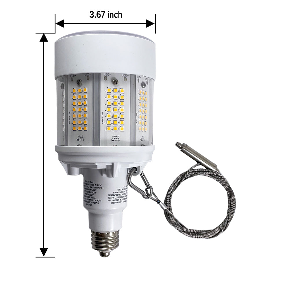 GE 80W LED - 175W HID Replacement, E26 Base 3000K High Bay LED Bulb