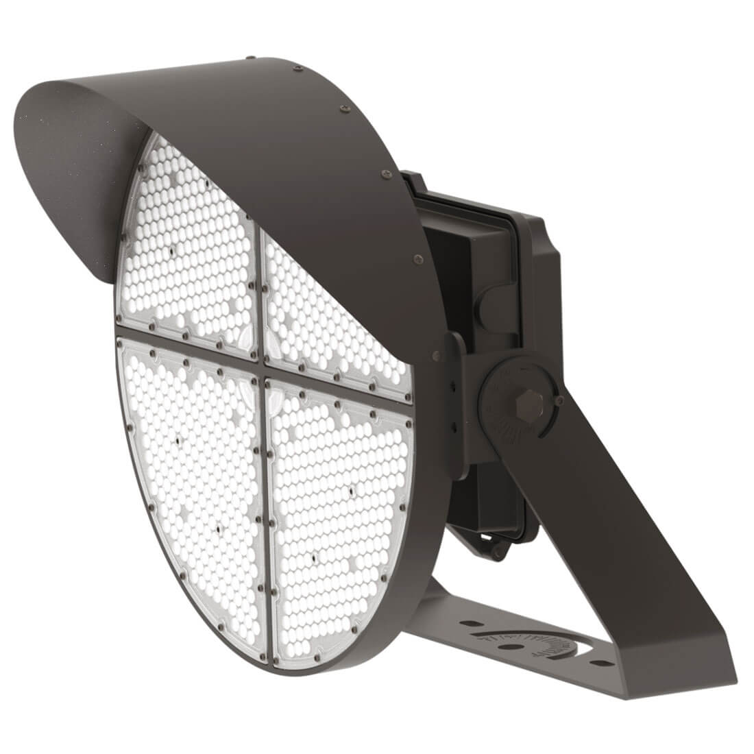 C-Lite LED Sports Light w/ 20, 30, 40 or 50° Beam | 120-277V | C-FL-A-SPRT Series | 100,200 Lumens | 664W | 5000K | Bronze