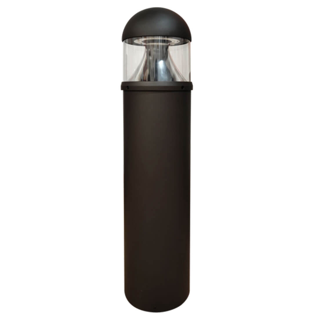 C-Lite 8-inch Round LED Bollard | Dome Top | C-BD-B Series | Up to 4819 Lumens | CCT Selectable | Bronze