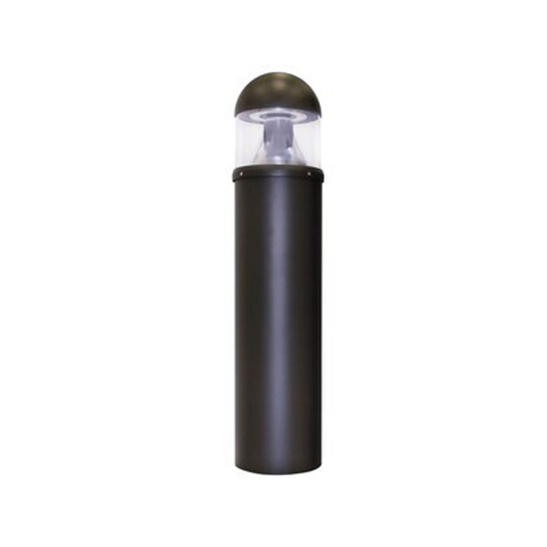 C-Lite 8-inch Round LED Bollard | Dome Top | C-BD-B Series | Up to 4819 Lumens | CCT Selectable | Bronze