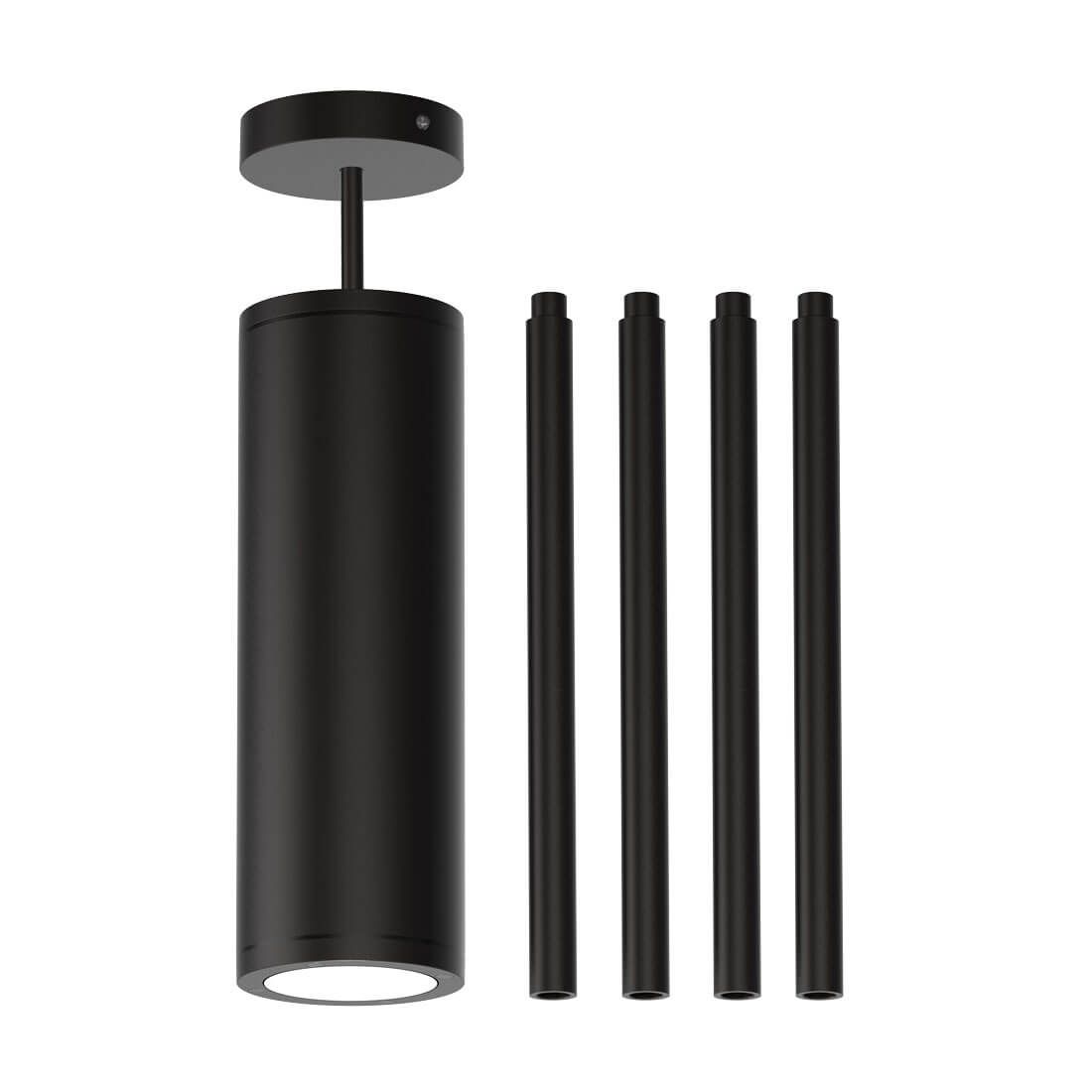 G-Lite Stem Kit | 4-piece | 12-inch Connectable Stems (4-feet total) | Black