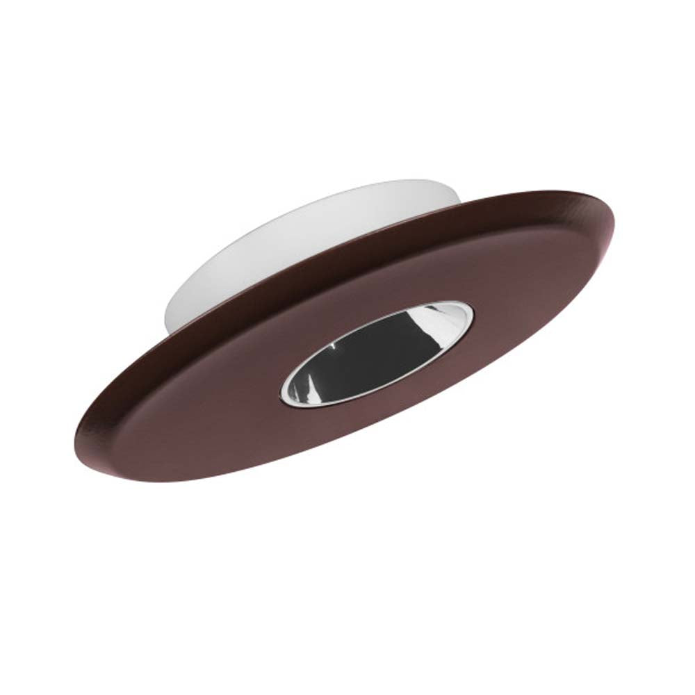 DLFv4 SureFit 5-inch Selectable LED Flush Mount Downlight with Oil-Rubbed Bronze Wall Wash Trim