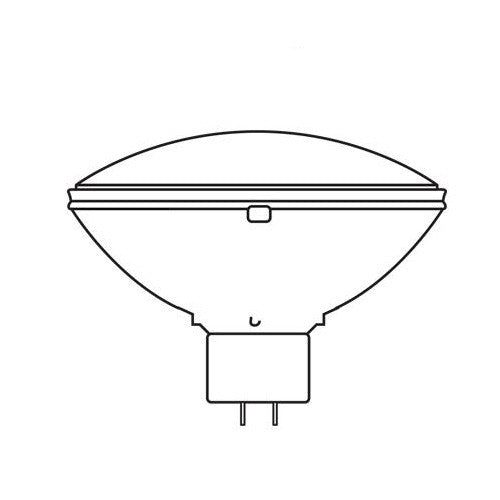 GE 25520 CP88 500W 240V PAR64 Quartzline Medium Flood Stage Studio Bulb