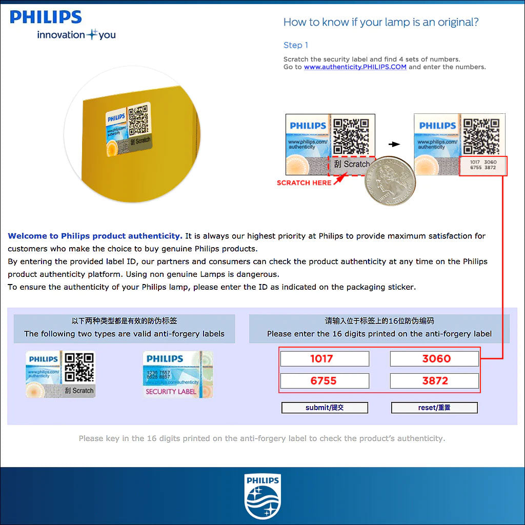 Philips 35w D1S Standard Authentic Xenon HID Headlight Automotive Bulb