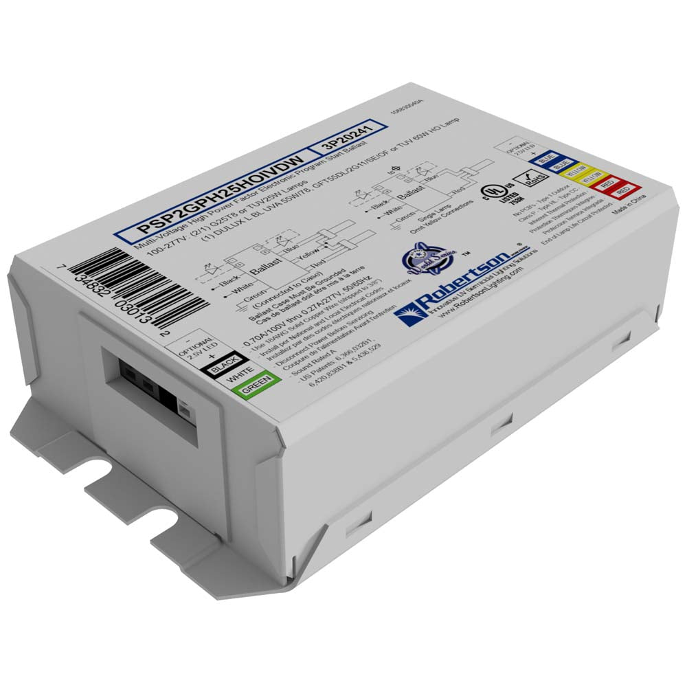 Robertson PSP2GPH25HOIVDW Electronic Programmed Start Ballast 120-277V