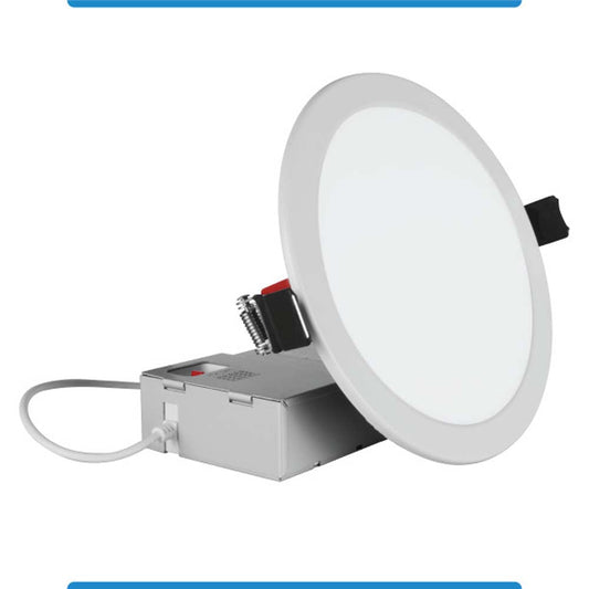 6 in. White Fire-Rated LED Downlight Remodel Kit