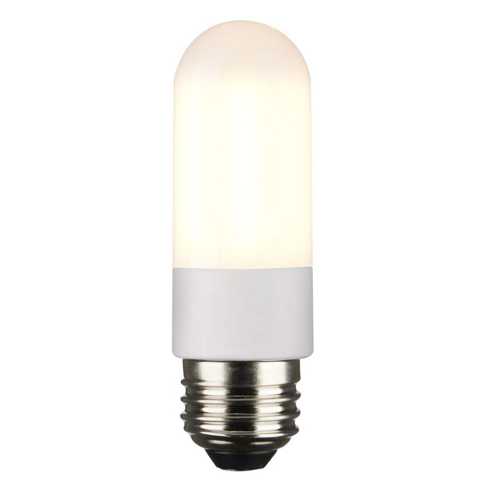 8W 120v T10 LED Frosted E26 3000K High Lumen Tubular Bulb Carded - 60w equiv