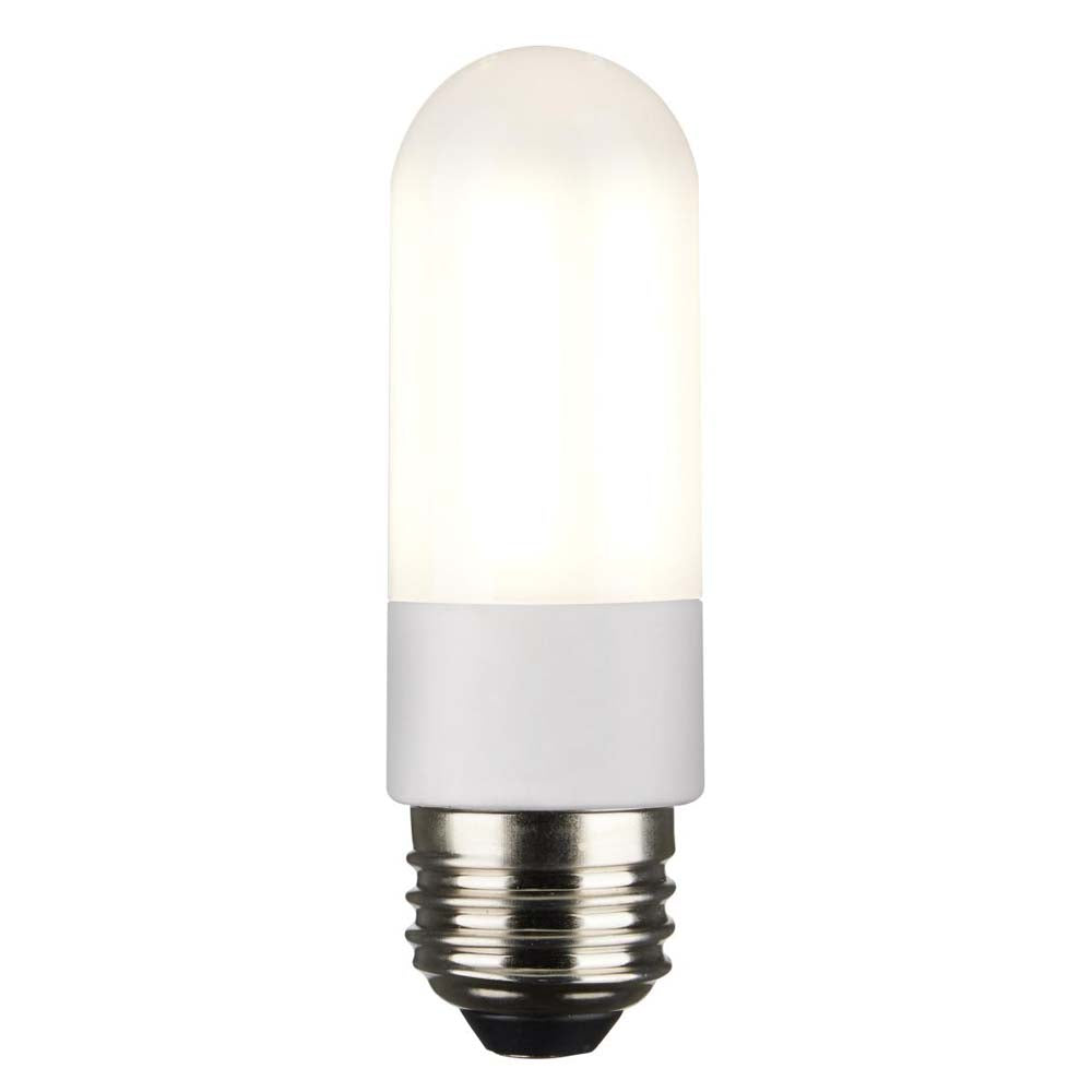 8W 120v T10 LED Frosted E26 4000K High Lumen Tubular Bulb Carded - 60w equiv