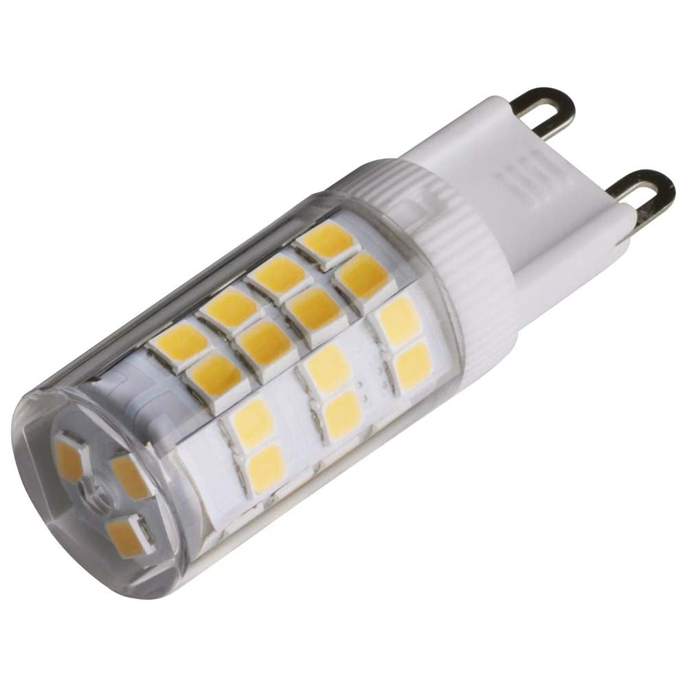 3.5W JCD LED Clear 4000K G9 G9 Double Loop Base 120v
