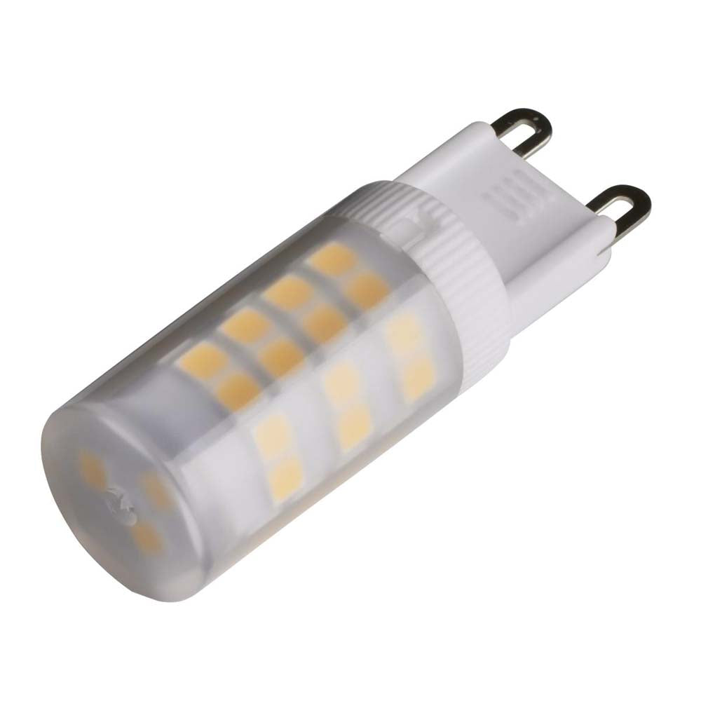 3.5W JCD LED Frosted 4000K G9 G9 Double Loop Base 120v